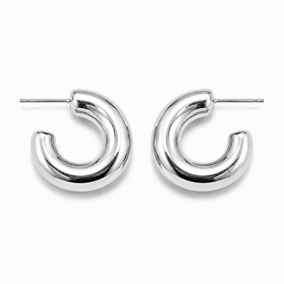 Cassia Chunky Hoop Earrings