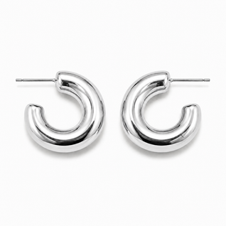 Cassia Chunky Hoop Earrings