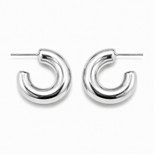 Cassia Chunky Hoop Earrings